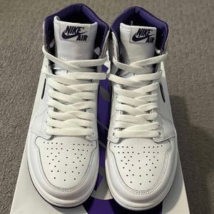 Air Jordan 1 retro high og ps court purple